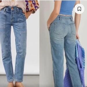 Anthropologie Pilcro Light Blue Straight Leg Jeans